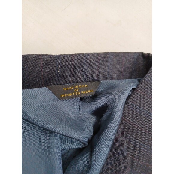 Charles Klein Boys Blazer Jacket Navyblue Double Breasted Sz 12 - Picture 9 of 11